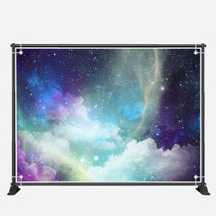 Aperturee - Colorful Cloud Galaxy Space Starry Fine Art Backdrop