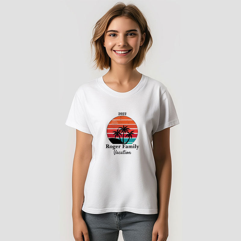 Aperturee - Colorful Family Reunion Vacation Custom T-Shirt