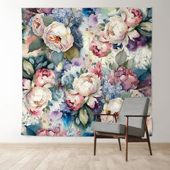 Aperturee - Colorful Oil Painting Floral Fine Art Photo Backdrop