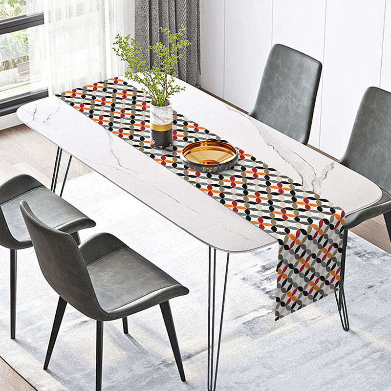 Aperturee - Colors Pattern Seamless Dining Fabric Table Runner