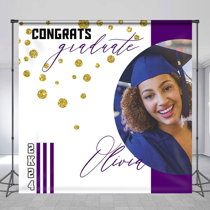 Aperturee - Congrats Magazine Custom Photo Graduation Backdrop