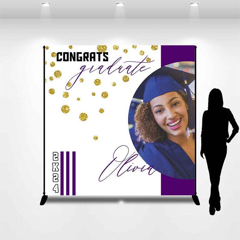 Aperturee - Congrats Magazine Custom Photo Graduation Backdrop