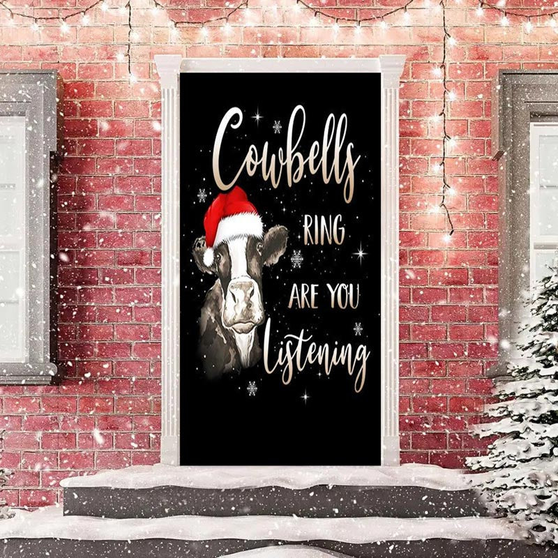 Aperturee - Cowbells Ring Are You Listening Christmas Door Cover