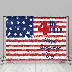 Aperturee - Crayon Draw American Flag Independence Day Backdrop