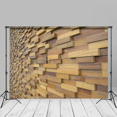 Aperturee - Creative Abstract Geometric Wood Wall Backgdrop