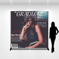 Aperturee - Creative Magazine Detail Custom Graduation Backdrop