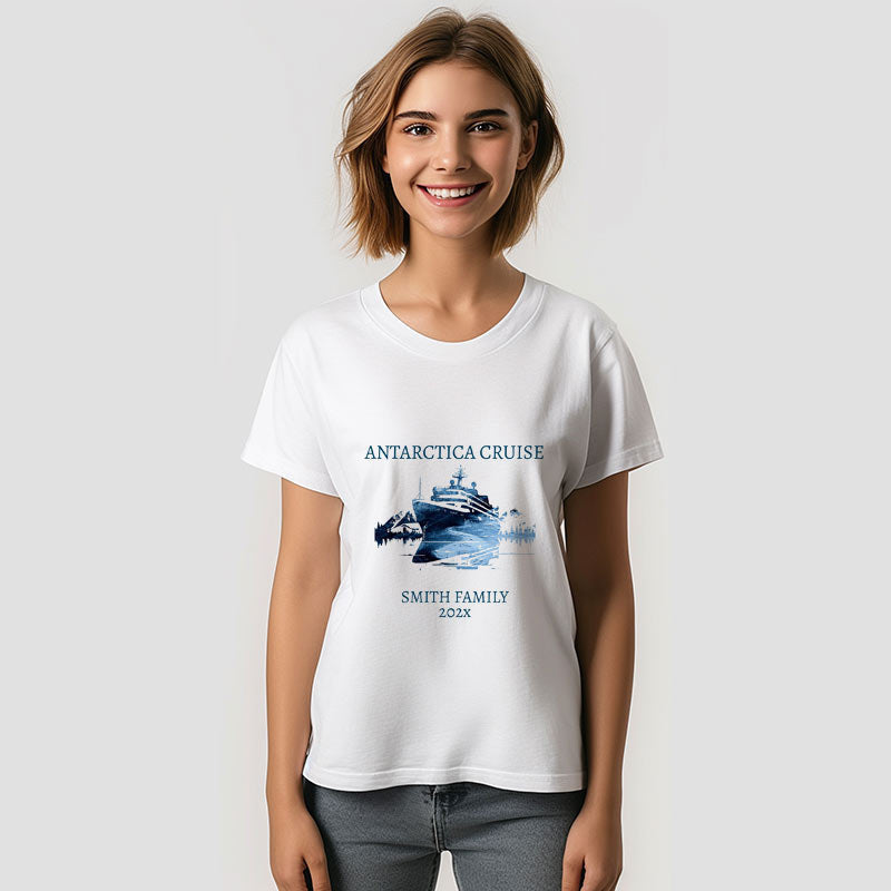 Aperturee - Cruise Ship Ink Blue Family Reunion T-Shirt