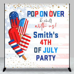 Aperturee - Custom American Flag Ice Cream Dance Party Backdrop