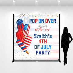 Aperturee - Custom American Flag Ice Cream Dance Party Backdrop