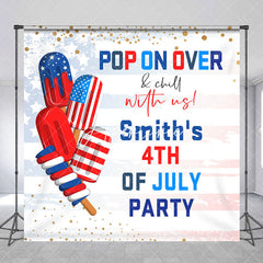 Aperturee - Custom American Flag Ice Cream Dance Party Backdrop