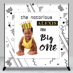 Aperturee - Custom Baby Big One Simple Birthday Party Backdrop