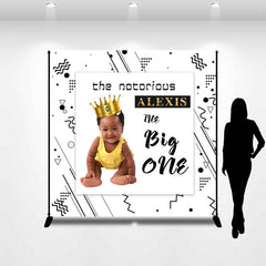 Aperturee - Custom Baby Big One Simple Birthday Party Backdrop