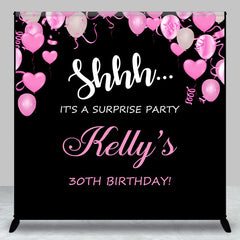 Aperturee - Custom Balloon Surprise Party 30th Birthday Backdrop