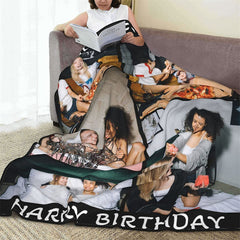 Lofaris Custom Blanket With Text Photos For Best Friend