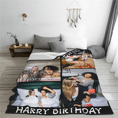 Lofaris Custom Blanket With Text Photos For Best Friend