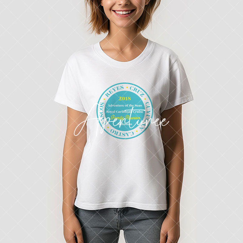 Aperturee - Custom Blue Family Reunion Gathering T-Shirt