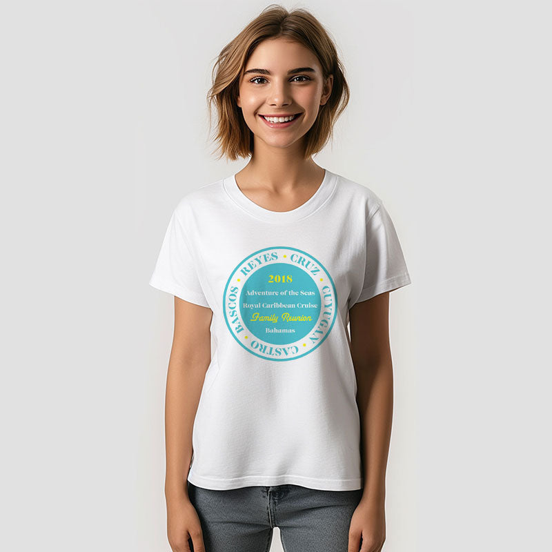 Aperturee - Custom Blue Family Reunion Gathering T-Shirt