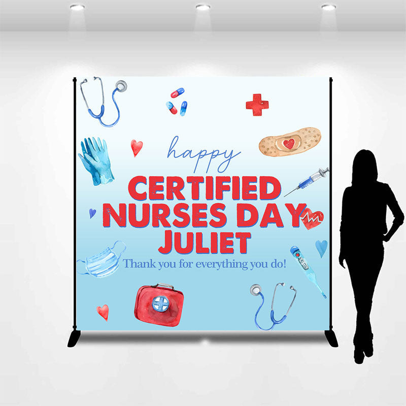 Aperturee - Custom Certified Nurse Day Appreciation Backdrop