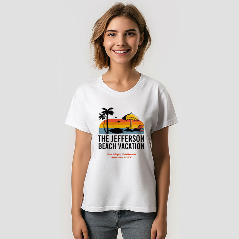 Aperturee - Custom Family Reunion Beach Vacation T-Shirt