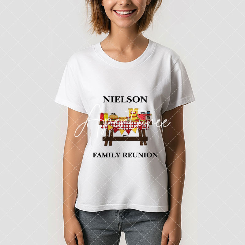 Aperturee - Custom Family Reunion T-Shirt with Family Picnic