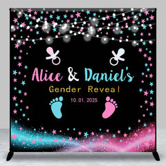 Aperturee - Custom Footprint Pacifier Gender Reveal Backdrop