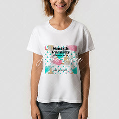 Aperturee - Custom Name Ice Cream Summer Family Reunion T-Shirt