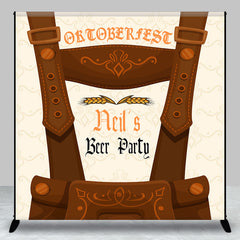 Aperturee - Custom Name Wheat Oktoberfest Beer Party Backdrop