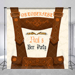 Aperturee - Custom Name Wheat Oktoberfest Beer Party Backdrop