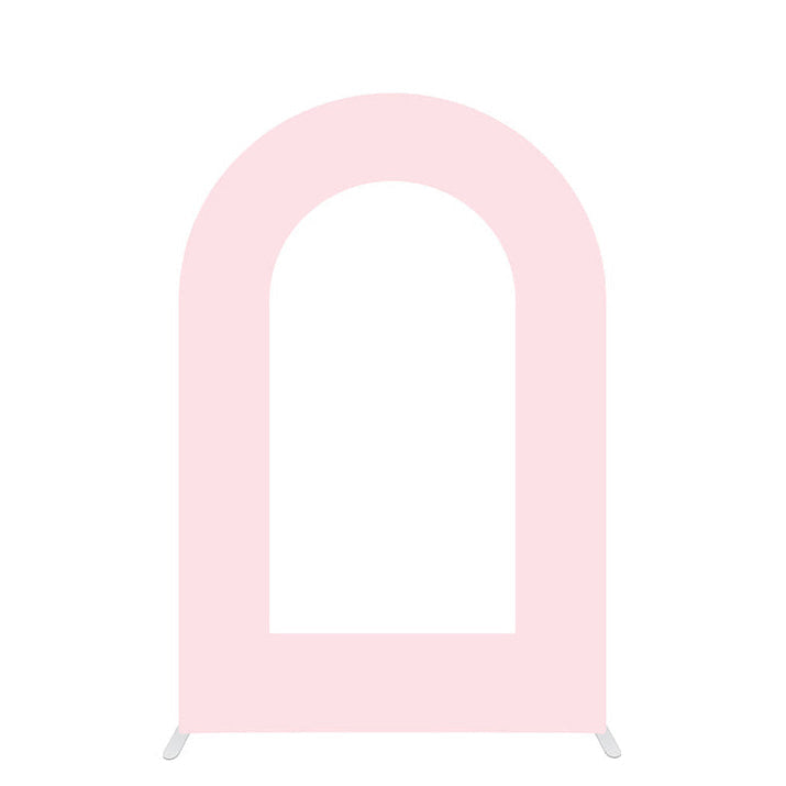 Aperturee - Custom Pink Open Arch Backdrop Cover for Party