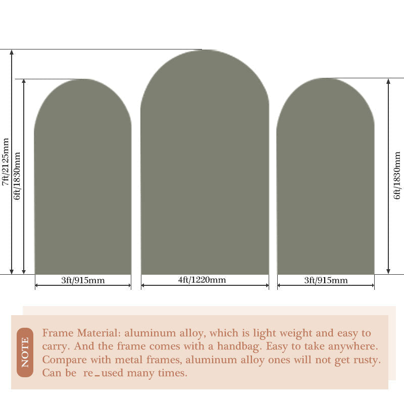 Lofaris Custom Party Arch Backdrop with Plinth Cylinder Cover