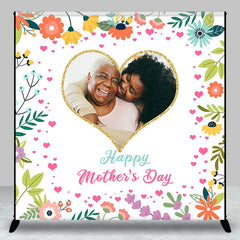 Aperturee - Custom Photo Colorful Floral Mothers Day Backdrop