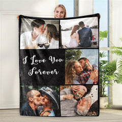 Lofaris Custom Photo Fleece Throw Blanket For Valentines