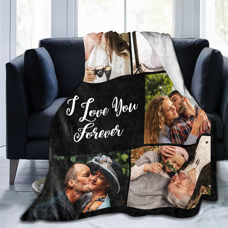 Lofaris Custom Photo Fleece Throw Blanket For Valentines