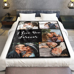 Lofaris Custom Photo Fleece Throw Blanket For Valentines