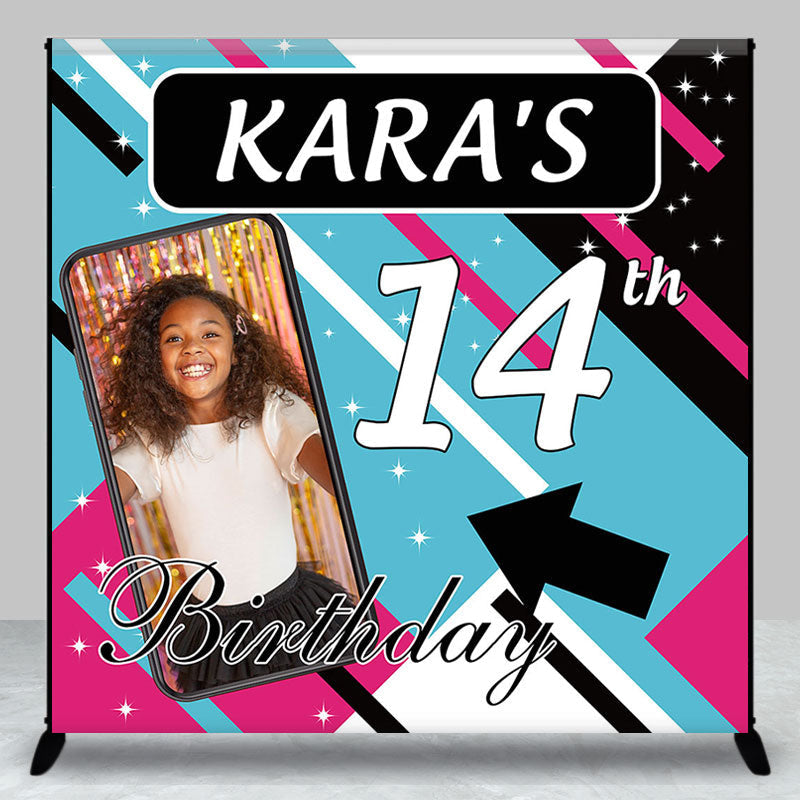 Aperturee - Custom Photo Social Media Theme Teen Birthday Backdrop