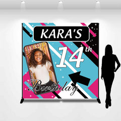 Aperturee - Custom Photo Social Media Theme Teen Birthday Backdrop