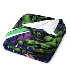 Aperturee - Custom Photo Strong Green Boor Monster Hero Blanket