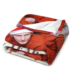 Aperturee - Custom Picture Happy New Year Warm Soft Blanket