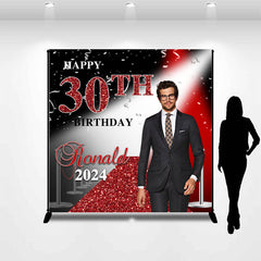 Aperturee - Custom Red Carpet Light Backdrop For 30th Birthday