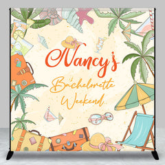 Aperturee - Custom Sandy Beach Bachelorette Weekennd Backdrop