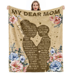 Lofaris Custom Throw Blanket Mothers Day Birthday Gifts