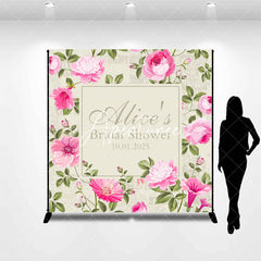 Aperturee - Custom Vintage Stamp Floral Bridal Shower Backdrop