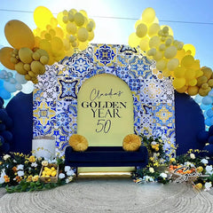 Lofaris Custom Welcome Door Arch Party Backdrop Cover