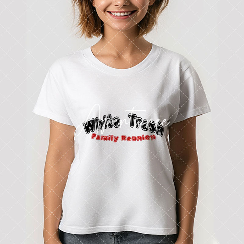 Aperturee - Custom White Trash Family Reunion T-Shirt