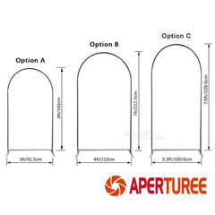 Aperturee - Custom Your Photo Design Arch Backdrop for Party