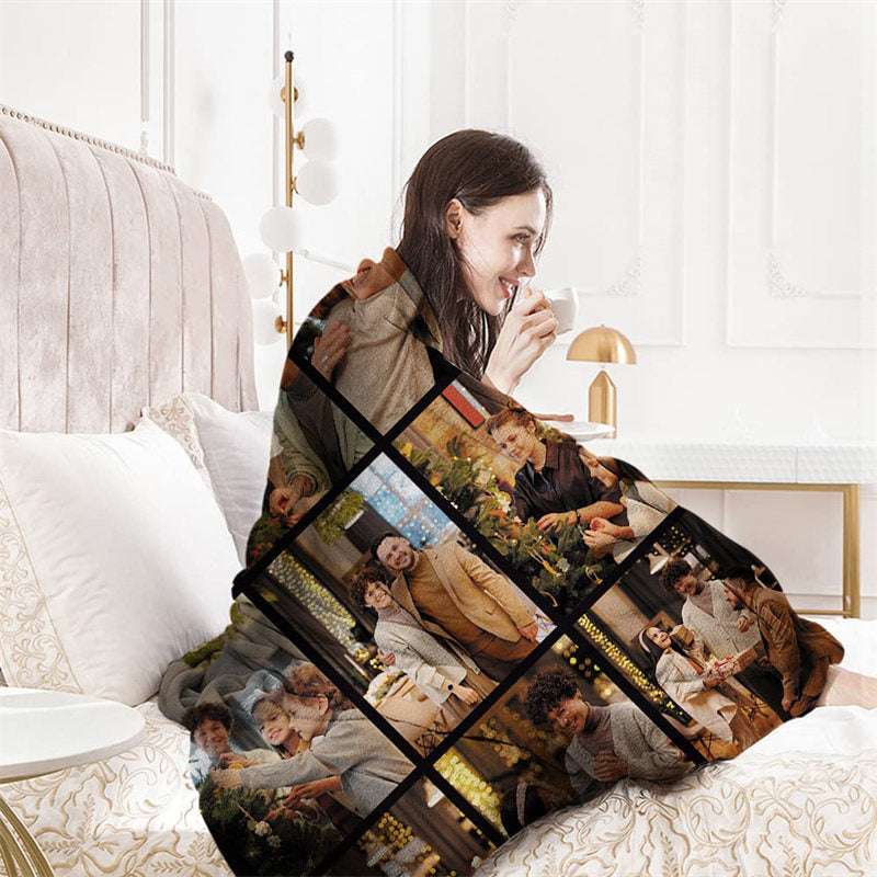 Lofaris Customized Throw Blankets With Pictures For Women