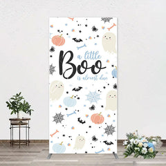 Aperturee - Cute Boo Cobweb Arch Halloween Baby Shower Backdrop