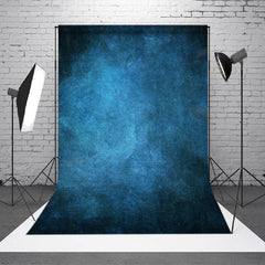 Aperturee - Dark Blue Cool Abstract Backdrop For Photography