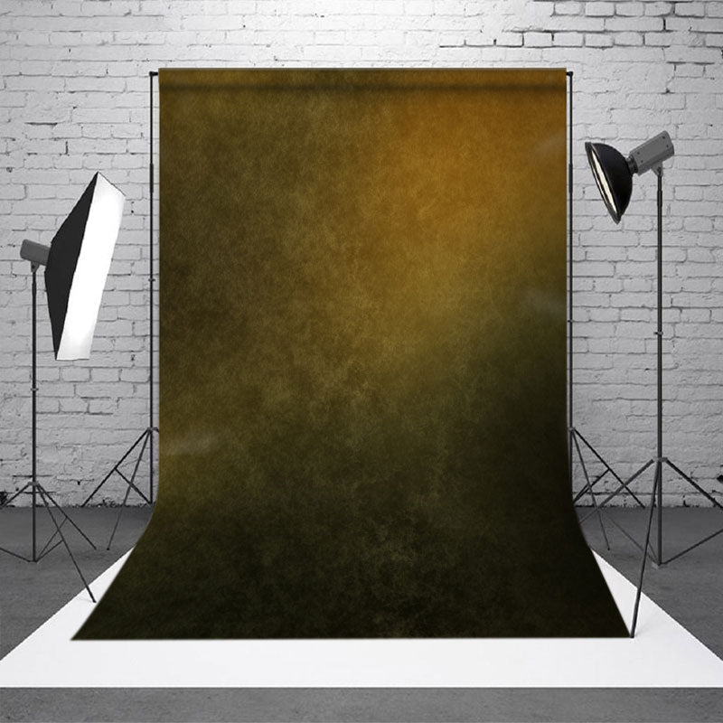 Aperturee - Dark Green With Yellow Motley Texture Photo Backdrop