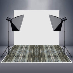 Aperturee - Deep Grey Vertical Texture Wood Rubber Floor Mat